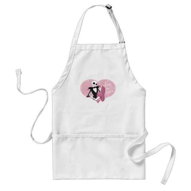 Nightmare Before Christmas | Love You To Death Adult Apron (Front)