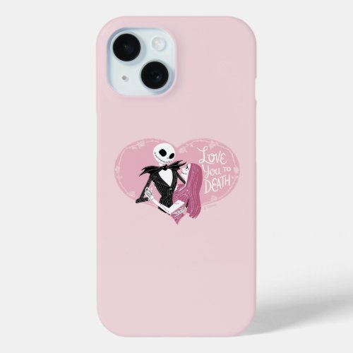 Nightmare Before Christmas  Love You To Death iPhone 15 Case