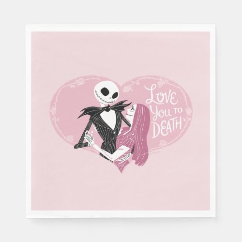 Nightmare Before Christmas  Love You To Death Napkins