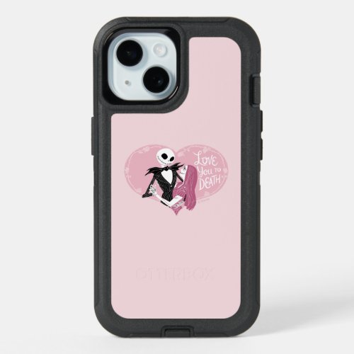 Nightmare Before Christmas  Love You To Death iPhone 15 Case