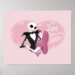 Nightmare Before Christmas   Love You To Death Poster
