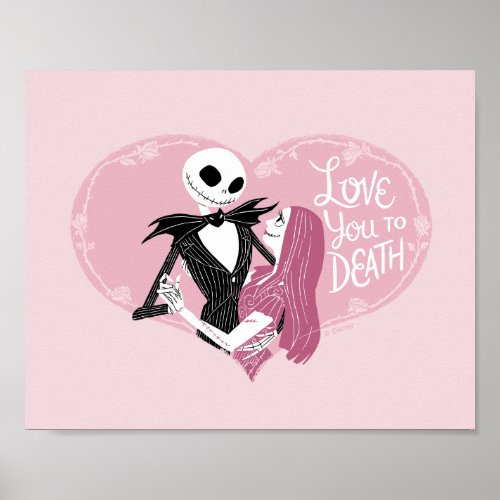 Nightmare Before Christmas  Love You To Death Poster