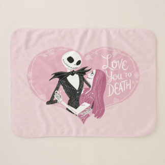 Nightmare Before Christmas | Love You To Death Sherpa Blanket