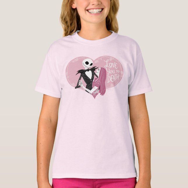 Nightmare Before Christmas | Love You To Death T-Shirt (Front)