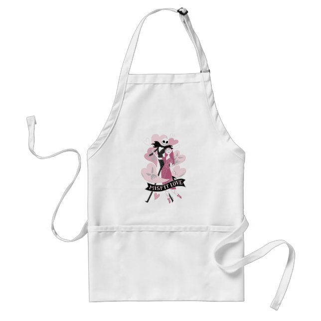 Nightmare Before Christmas | Misfit Love Adult Apron (Front)