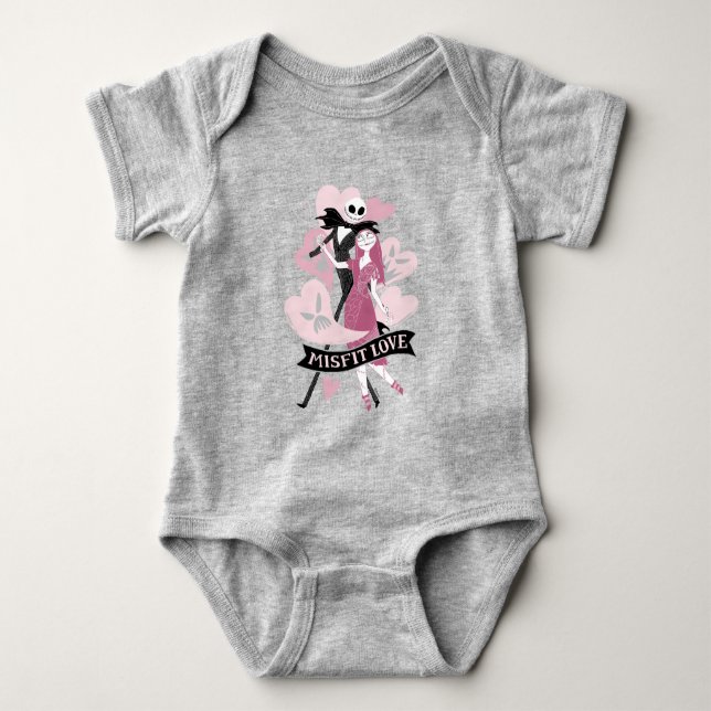 Nightmare Before Christmas | Misfit Love Baby Bodysuit (Front)