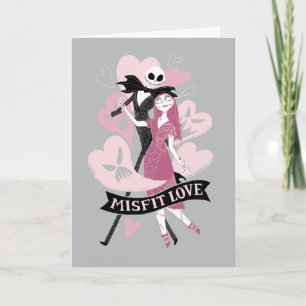 Nightmare Before Christmas Misfit Love Card
