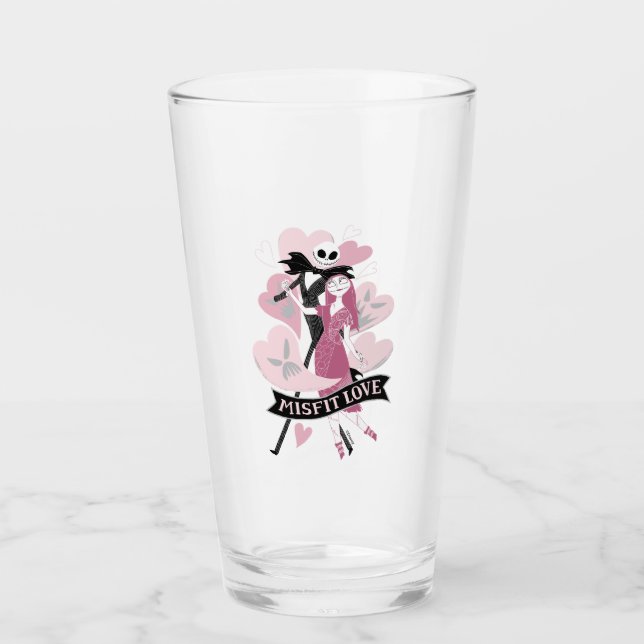 Nightmare Before Christmas | Misfit Love Glass (Front)