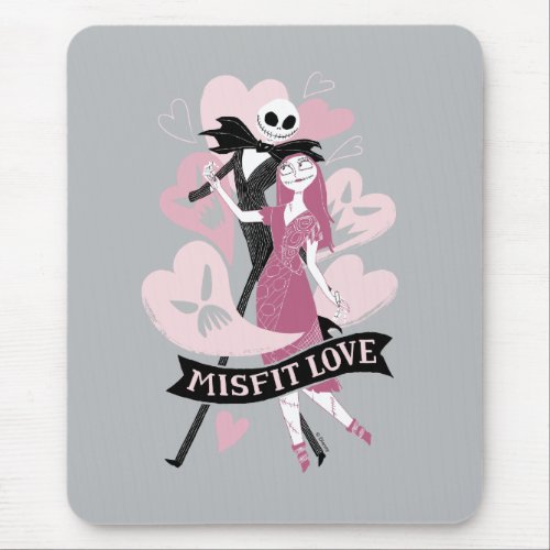Nightmare Before Christmas  Misfit Love Mouse Pad