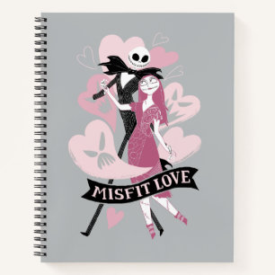 Nightmare Before Christmas Misfit Love Notebook