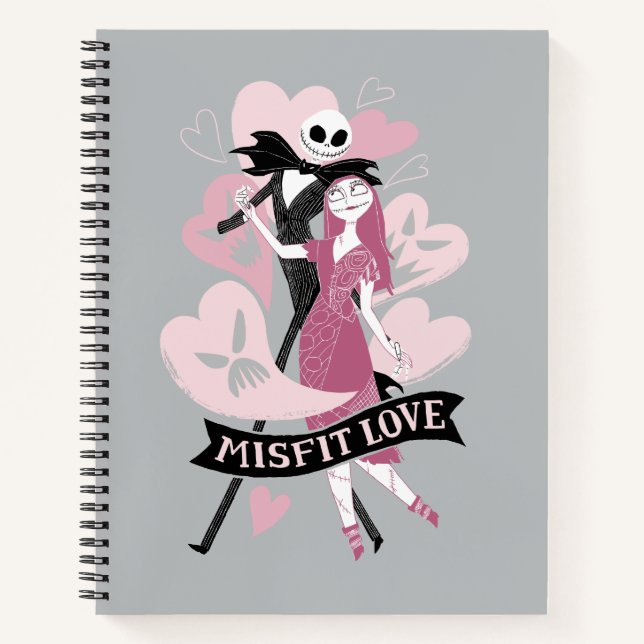 Nightmare Before Christmas | Misfit Love Notebook (Front)