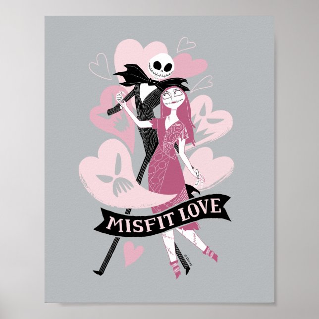 Nightmare Before Christmas | Misfit Love Poster (Front)