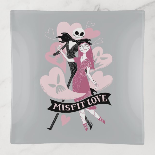 Nightmare Before Christmas | Misfit Love Trinket Tray (Front)