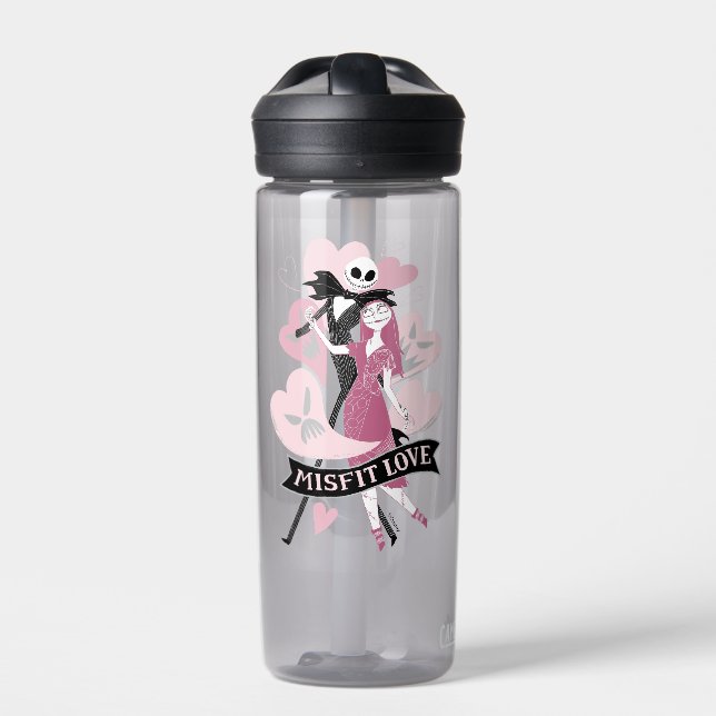 Nightmare Before Christmas | Misfit Love Water Bottle (Front)