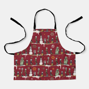 Nightmare Before Christmas Nutcracker Pattern Apron