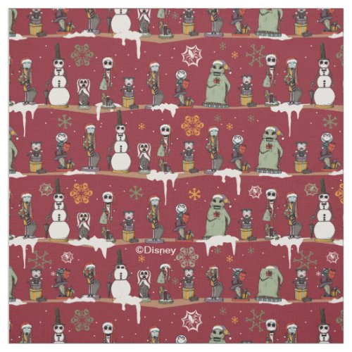 Nightmare Before Christmas Nutcracker Pattern Fabric