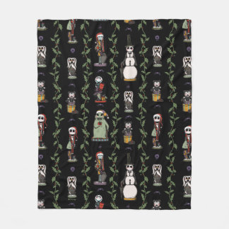 Nightmare Before Christmas | Nutcracker Pattern Fleece Blanket