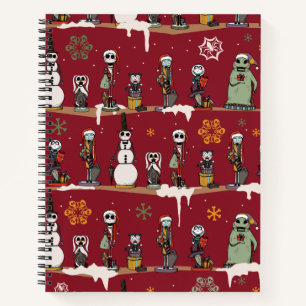 Nightmare Before Christmas Nutcracker Pattern Notebook