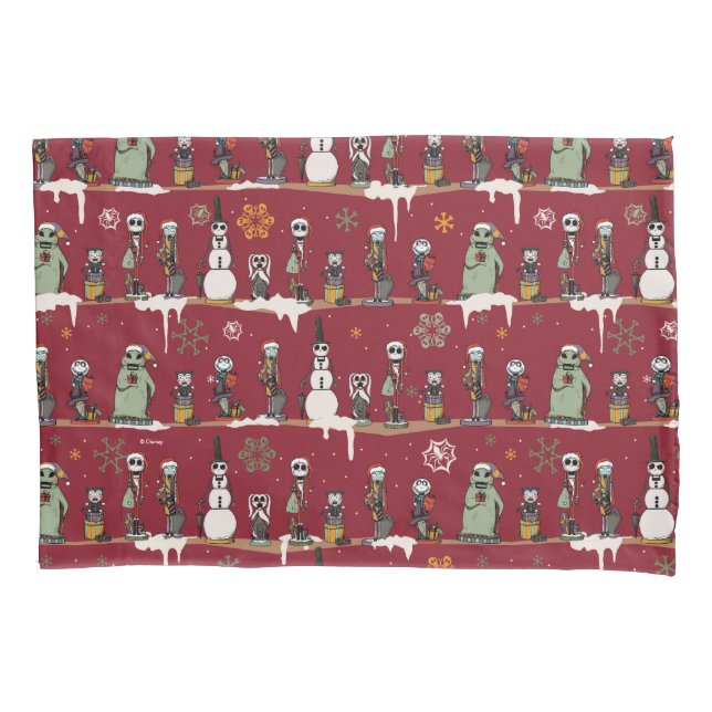 Nightmare Before Christmas Nutcracker Pattern Pillow Case (Front)