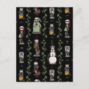 Nightmare Before Christmas   Nutcracker Pattern Postcard
