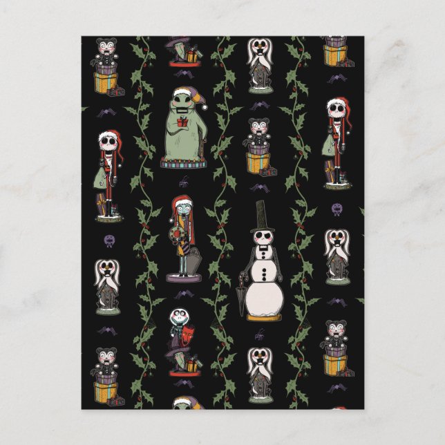 Nightmare Before Christmas | Nutcracker Pattern Postcard (Front)