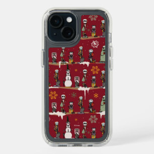 Nightmare Before Christmas Nutcracker Pattern iPhone 15 Case