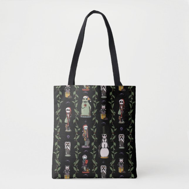 Nightmare Before Christmas | Nutcracker Pattern Tote Bag (Front)