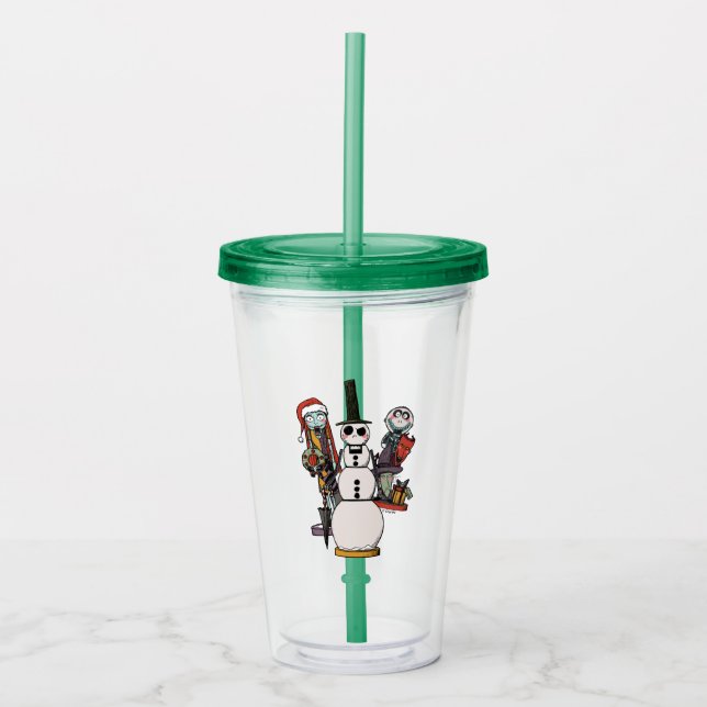 Nightmare Before Christmas | Nutcracker Trio Acrylic Tumbler (Front)