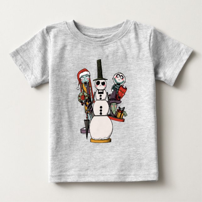 Nightmare Before Christmas | Nutcracker Trio Baby T-Shirt (Front)