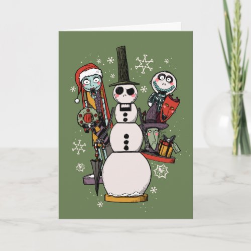Nightmare Before Christmas  Nutcracker Trio Card
