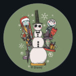 Nightmare Before Christmas | Nutcracker Trio Classic Round Sticker<br><div class="desc">Check out this super scary and fun The Night Before Christmas design.</div>