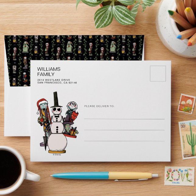 Nightmare Before Christmas | Nutcracker Trio Envelope (Desk)