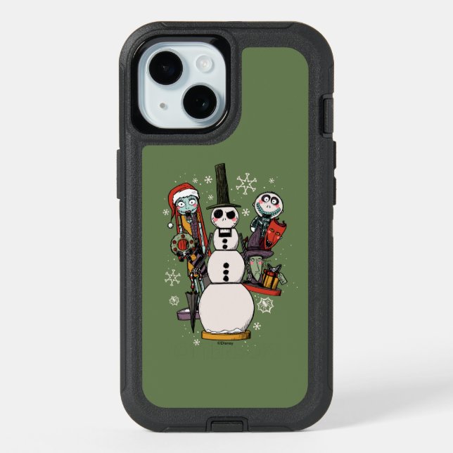 Nightmare Before Christmas | Nutcracker Trio iPhone 15 Case (Back)