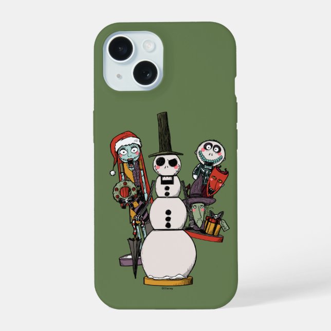 Nightmare Before Christmas | Nutcracker Trio Iphone Case (Back)