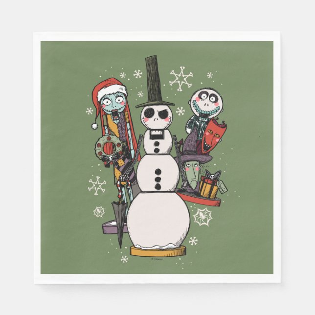 Nightmare Before Christmas | Nutcracker Trio Napkins (Front)