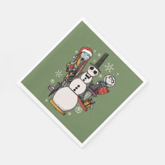 Nightmare Before Christmas | Nutcracker Trio Napkins | Zazzle
