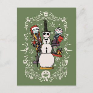 Nightmare Before Christmas Nutcracker Trio Postcard