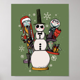 Nightmare Before Christmas   Nutcracker Trio Poster