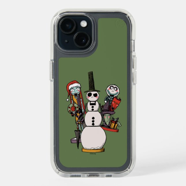 Nightmare Before Christmas | Nutcracker Trio Speck iPhone Case (Front (Black))