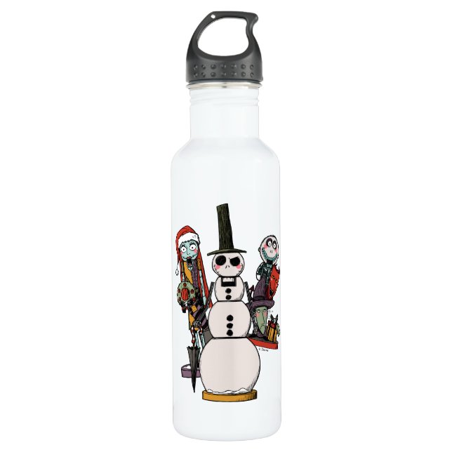 Nightmare Before Christmas | Nutcracker Trio Stainless Steel Water Bottle (Front)