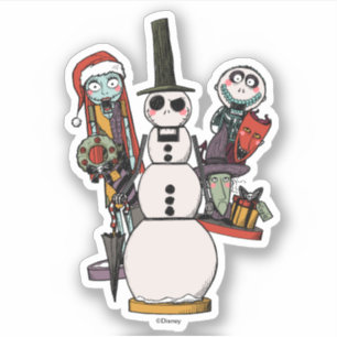 Nightmare Before Christmas Nutcracker Trio Sticker