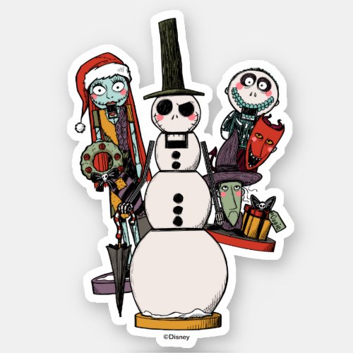 Nightmare Before Christmas  Nutcracker Trio Sticker