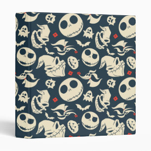 Nightmare Before Christmas Oh What Joy - Pattern 3 Ring Binder