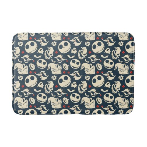 Nightmare Before Christmas  Oh What Joy _ Pattern Bathroom Mat