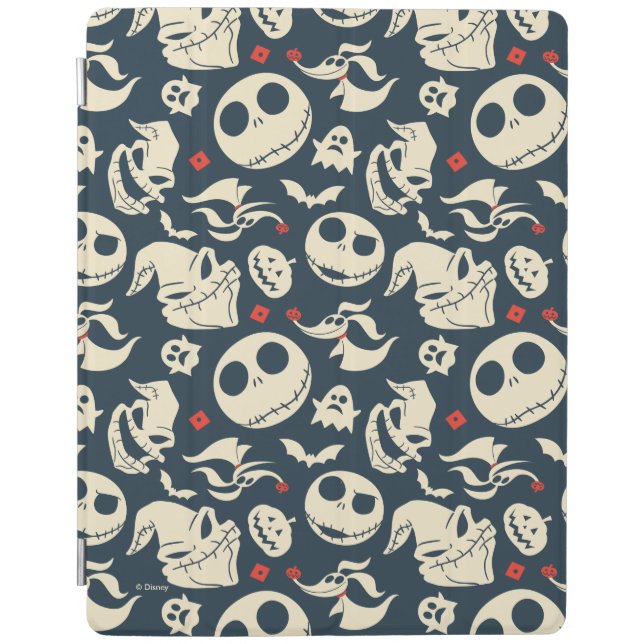 Nightmare Before Christmas | Oh What Joy - Pattern iPad Smart Cover (Front)