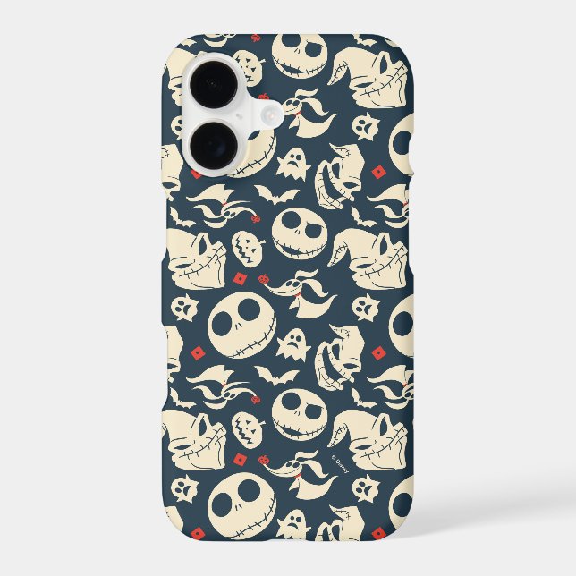 Nightmare Before Christmas | Oh What Joy - Pattern Iphone Case (Back)
