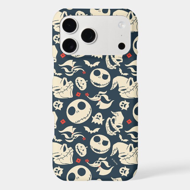 Nightmare Before Christmas | Oh What Joy - Pattern Iphone Case (Back)