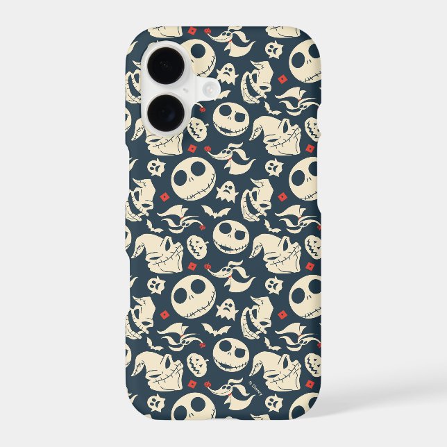 Nightmare Before Christmas | Oh What Joy - Pattern Iphone Case (Back)