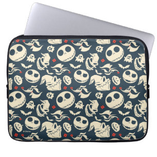 Nightmare Before Christmas Oh What Joy - Pattern Laptop Sleeve