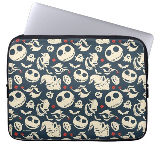 Nightmare Before Christmas  Oh What Joy _ Pattern Laptop Sleeve